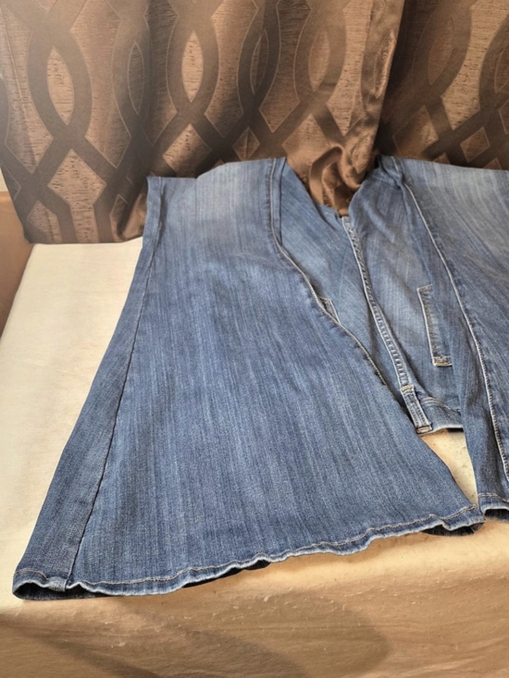 Judy Blue Pull On Super Flare Jeans Waist 15/32 - Picture 7 of 15